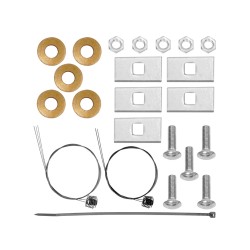Trailer Tow Hitch Hardware Fastener Kit For 2019 Toyota Yaris 17-20 iA 2016 Scion iA 1-1/4" Receiver Class 1