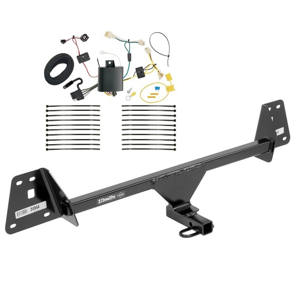 Custom Fit Trailer Hitch Wiring Harness (Plug & Play) Installation Hardware Installation Instructions 24966 118701 Draw-Tite Trailer Tow Hitch 16-19 Toyota Prius Wiring Harness Kit Class 1 1-1/4" Receiver Draw-Tite 16 17 18 19 2016 2017 2018 2019 Trailer Tow Hitch For 16-19 Toyota Prius w/ Wiring Harness Kit Class 1 1-1/4" Receiver Draw-Tite