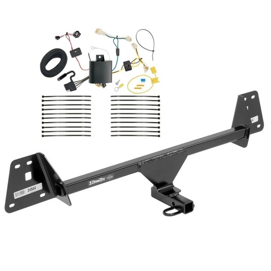 Custom Fit Trailer Hitch Wiring Harness (Plug & Play) Installation Hardware Installation Instructions 24966 118701 Draw-Tite Trailer Tow Hitch 16-19 Toyota Prius Wiring Harness Kit Class 1 1-1/4" Receiver Draw-Tite 16 17 18 19 2016 2017 2018 2019 Trailer Tow Hitch For 16-19 Toyota Prius w/ Wiring Harness Kit Class 1 1-1/4" Receiver Draw-Tite