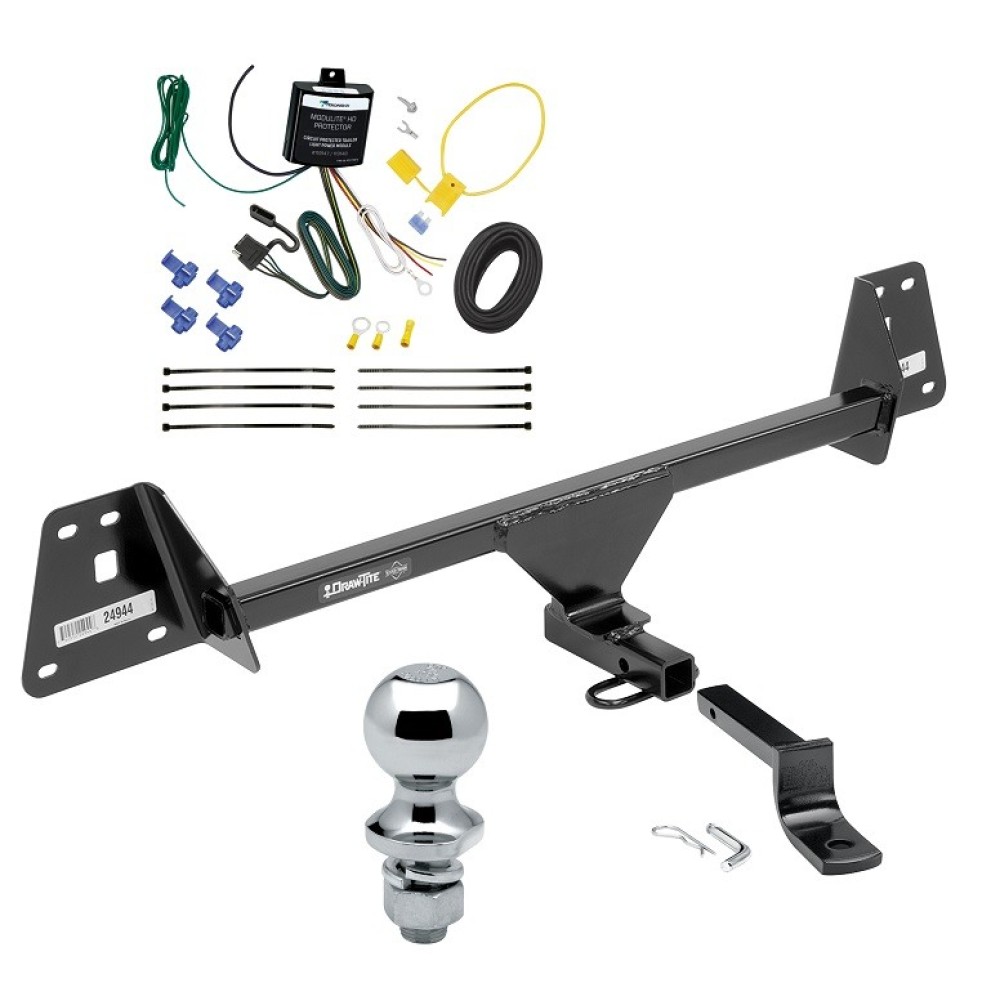 Custom Fit Trailer Hitch Wiring Harness (Requires Splicing) Draw-Bar w/ Pin/Clip 1-7/8" Chrome Ball Installation Hardware Installation Instructions 249660 119148 63810 Draw-Tite Trailer Tow Hitch 20-22 Toyota Prius Complete Package Wiring Draw Bar an Trailer Tow Hitch For 20-22 Toyota Prius Complete Package w/ Wiring Draw Bar and 1-7/8" Ball