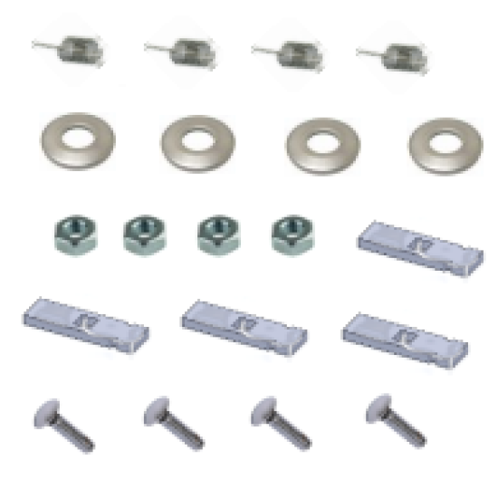 HWKIT1 Draw-Tite Hardware Kit Class 1 Trailer Hitches Trailer Tow Hitch Hardware Fastener Kit For 15-22 Subaru WRX and WRX STI 1-1/4" Towing Receiver