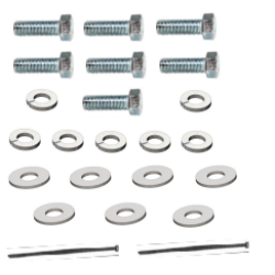 Trailer Tow Hitch Hardware Fastener Kit For 15-20 Volkswagen Golf R Class 1 Receiver Trailer Tow Hitch Hardware Fastener Kit For 15-20 Volkswagen Golf R Class 1 Receiver