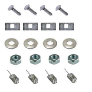 HWKIT1 Draw-Tite Hardware Kit Class 1 Trailer Hitches Trailer Tow Hitch Hardware Fastener Kit For 18-23 Hyundai Kona Class 1 Receiver