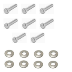 Trailer Tow Hitch Hardware Fastener Kit For 19-21 VW Volkswagen Arteon All Styles 1-1/4" Receiver