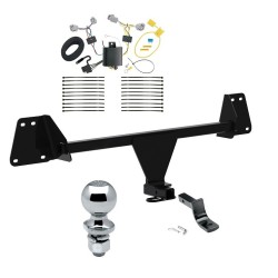 Trailer Tow Hitch For 18-22 Toyota C-HR Complete Package w/ Wiring Draw Bar and 2" Ball