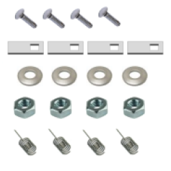 Trailer Tow Hitch Hardware Fastener Kit For 21-24 KIA Seltos 1-1/4" Class I Receiver Trailer Tow Hitch Hardware Fastener Kit For 21-24 KIA Seltos 1-1/4" Class I Receiver