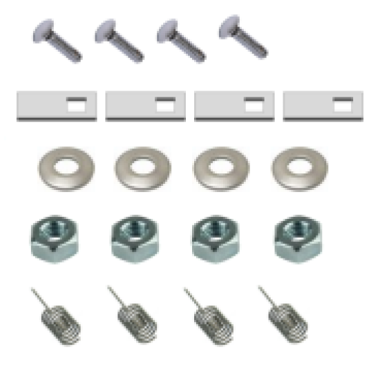 HWKIT1 Draw-Tite Hardware Kit Class 1 Trailer Hitches Trailer Tow Hitch Hardware Fastener Kit For 21-24 KIA Seltos 1-1/4" Class I Receiver