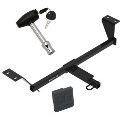 Trailer Tow Hitch For 20-23 Nissan Sentra Except S 1-1/4" Receiver Class 1 w/ Lock and Cover
