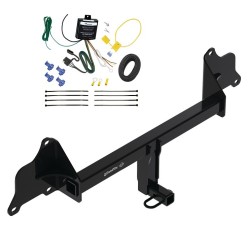 Trailer Tow Hitch For 17-19 Tesla 3 w/ Wiring Harness Kit Class 1 1-1/4" Receiver Draw-Tite Trailer Tow Hitch For 17-19 Tesla 3 w/ Wiring Harness Kit Class 1 1-1/4" Receiver Draw-Tite