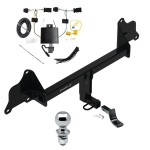 Trailer Tow Hitch For 20-23 Tesla 3 Complete Package w/ Wiring Draw Bar and 2" Ball Trailer Tow Hitch For 20-23 Tesla 3 Complete Package w/ Wiring Draw Bar and 2" Ball
