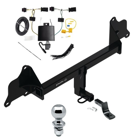 Trailer Tow Hitch For 20-23 Tesla 3 Complete Package w/ Wiring Draw Bar and 2" Ball Trailer Tow Hitch For 20-23 Tesla 3 Complete Package w/ Wiring Draw Bar and 2" Ball