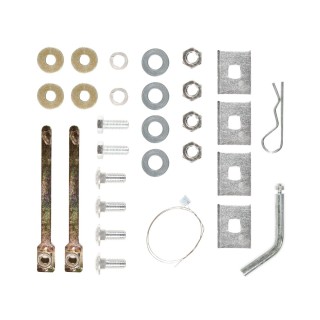Trailer Tow Hitch Hardware Fastener Kit For 97-04 Buick Regal 97-08 Pontiac Grand Prix 1-1/4" Receiver Class 2