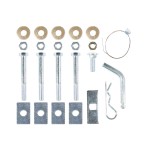 Trailer Tow Hitch Hardware Fastener Kit For 07-10 Chrysler Sebring Dodge Avenger 1-1/4" Receiver Class 2 Trailer Tow Hitch Hardware Fastener Kit For 07-10 Chrysler Sebring Dodge Avenger 1-1/4" Receiver Class 2