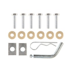 Trailer Tow Hitch Hardware Fastener Kit For 09-16 Toyota Venza All Styles 1-1/4" Towing Receiver Class 2 Trailer Tow Hitch Hardware Fastener Kit For 09-16 Toyota Venza All Styles 1-1/4" Towing Receiver Class 2