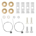 Trailer Tow Hitch Hardware Fastener Kit For 09-13 Subaru Forester All Styles 1-1/4" Receiver Class 2