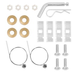 Trailer Tow Hitch Hardware Fastener Kit For 13-19 Ford Escape 1-1/4" Towing Receiver Class 2