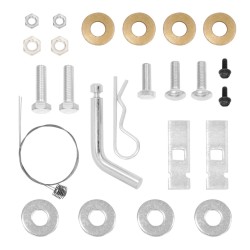 Trailer Tow Hitch Hardware Fastener Kit For 13-18 Lexus ES350 Except Hybrid 1-1/4" Receiver Class 2 Trailer Tow Hitch Hardware Fastener Kit For 13-18 Lexus ES350 Except Hybrid 1-1/4" Receiver Class 2