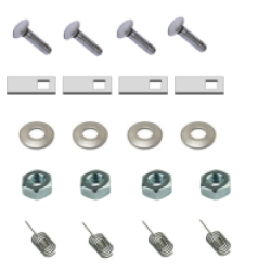 Trailer Tow Hitch Hardware Fastener Kit For 18-24 Volkswagen Tiguan Class 2 1-1/4" Towing Receiver Trailer Tow Hitch Hardware Fastener Kit For 18-24 Volkswagen Tiguan Class 2 1-1/4" Towing Receiver