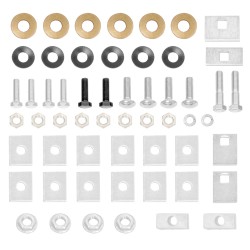 Trailer Tow Hitch Hardware Fastener Kit MultiFit 2" Receiver 6K Class IV For Chevy GMC C/K Ford F Series Dodge Ram Trailer Tow Hitch Hardware Fastener Kit MultiFit 2" Receiver 6K Class IV For Chevy GMC C/K Ford F Series Dodge Ram
