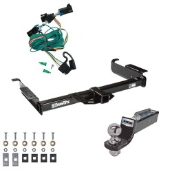 Tow Package For 96-99 Chevy Express GMC Savana Van Trailer Hitch w/ Wiring 2" Drop Mount 2" Ball 2" Receiver  Tow Package For 96-99 Chevy Express GMC Savana Van Trailer Hitch w/ Wiring 2" Drop Mount 2" Ball 2" Receiver
