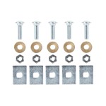 Trailer Tow Hitch Hardware Fastener Kit For 88-00 Chevy GMC C/K 1500 2500 3500 w/Aftermarket Roll Pan Trailer Tow Hitch Hardware Fastener Kit For 88-00 Chevy GMC C/K 1500 2500 3500 w/Aftermarket Roll Pan