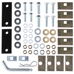 Trailer Tow Hitch Hardware Fastener Kit For 71-93 Dodge D/W Models 94-98 Dodge Ram 2-1/2" Receiver Trailer Tow Hitch Hardware Fastener Kit For 71-93 Dodge D/W Models 94-98 Dodge Ram 2-1/2" Receiver