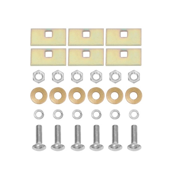 HWKIT3 Draw-Tite Hardware Kit Class 3 Trailer Hitch Trailer Tow Hitch Hardware Fastener Kit For 99-02 Dodge Ram 2500 3500 2-1/2" Receiver Class V