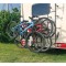 Trailer Hitch w/ 4 Bike Rack For 20-25 Jeep Gladiator Approved for Recreational & Offroad Use Carrier for Adult Woman or Child Bicycles Foldable