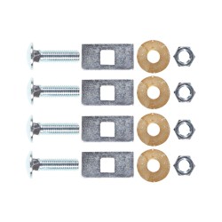 Front Mount Trailer Tow Hitch Hardware Fastener Kit For 92-97 Ford F-250 F-350 Styleside 2 Wheel Drive