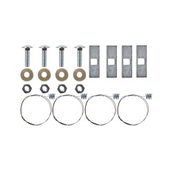Front Mount Trailer Tow Hitch Hardware Fastener Kit For 08-21 Ford E150 E250 08-21 E350 E450