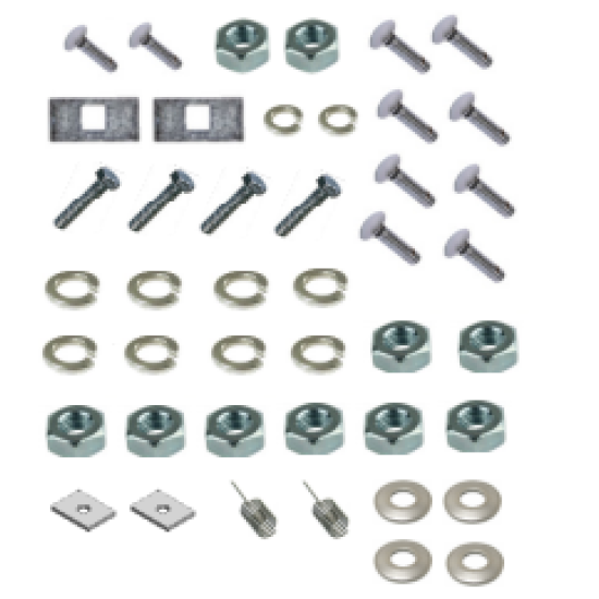 HWKIT3 Draw-Tite Hardware Kit Class 3 Trailer Hitch Front Mount Trailer Tow Hitch Hardware Fastener Kit For Trailer Hitch For 09-15 Nissan Titan 4WD