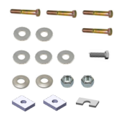 Front Mount Trailer Tow Hitch Hardware Fastener Kit For 19-24 Chevy Silverado 1500 2" Receiver Front Mount Trailer Tow Hitch Hardware Fastener Kit For 19-24 Chevy Silverado 1500 2" Receiver