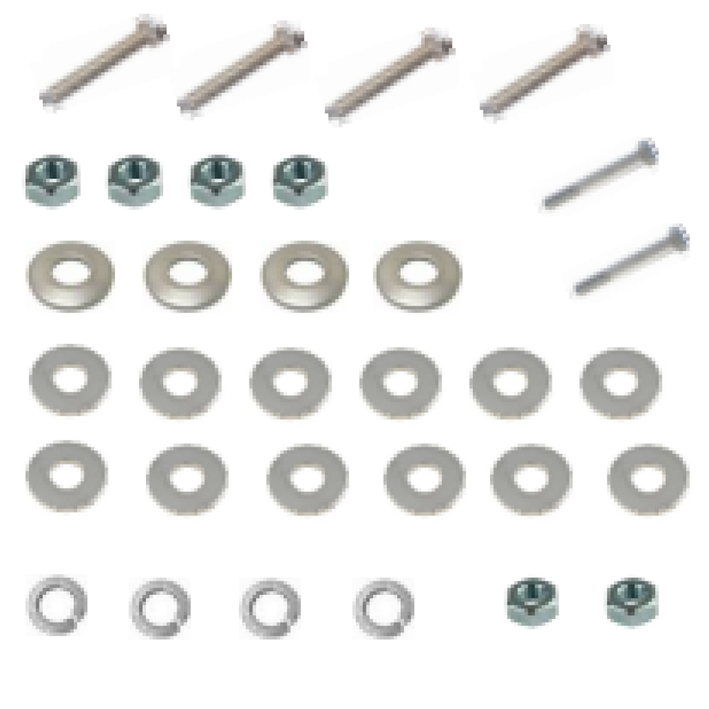 Trailer Racks Fasteners Front Mount Trailer Tow Hitch Hardware Fastener Kit For 19-21 ...