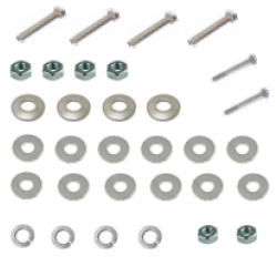 Front Mount Trailer Tow Hitch Hardware Fastener Kit For 19-24 Except Diesel Engine RAM 2500 3500 4500 5500 2" Receiver Front Mount Trailer Tow Hitch Hardware Fastener Kit For 19-24 Except Diesel Engine RAM 2500 3500 4500 5500 2" Receiver