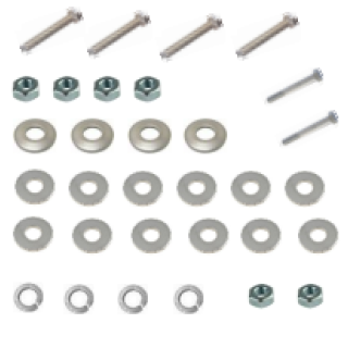 HWKIT3 Draw-Tite Hardware Kit Class 3 Trailer Hitch Front Mount Trailer Tow Hitch Hardware Fastener Kit For 19-24 Except Diesel Engine RAM 2500 3500 4500 5500 2" Receiver