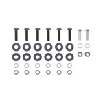 Trailer Tow Hitch Hardware Fastener Kit For 83-97 Chevy S-10 83-90 GMC S15 96-97 Hombre 2" Receiver