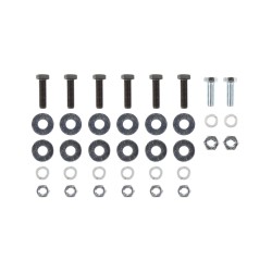 Trailer Tow Hitch Hardware Fastener Kit For 83-97 Chevy S-10 83-90 GMC S15 96-97 Hombre 2" Receiver