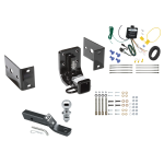 Custom Fit Trailer Hitch Wiring Harness (Requires Splicing) 2" Drop Ball-Mount w/ Pin/Clip 1-7/8" Chrome Ball Installation Hardware Installation Instructions 75087 119148 23 63816 Draw-Tite Trailer Tow Hitch 98-05 Mercedes-Benz ML320 ML350 ML43 Trailer Tow Hitch For 98-05 Mercedes-Benz ML320 ML350 ML430 ML500 Complete Package w/ Wiring and 1-7/8" Ball
