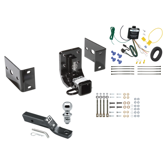 Custom Fit Trailer Hitch Wiring Harness (Requires Splicing) 2" Drop Ball-Mount w/ Pin/Clip 1-7/8" Chrome Ball Installation Hardware Installation Instructions 75087 119148 23 63816 Draw-Tite Trailer Tow Hitch 98-05 Mercedes-Benz ML320 ML350 ML43 Trailer Tow Hitch For 98-05 Mercedes-Benz ML320 ML350 ML430 ML500 Complete Package w/ Wiring and 1-7/8" Ball
