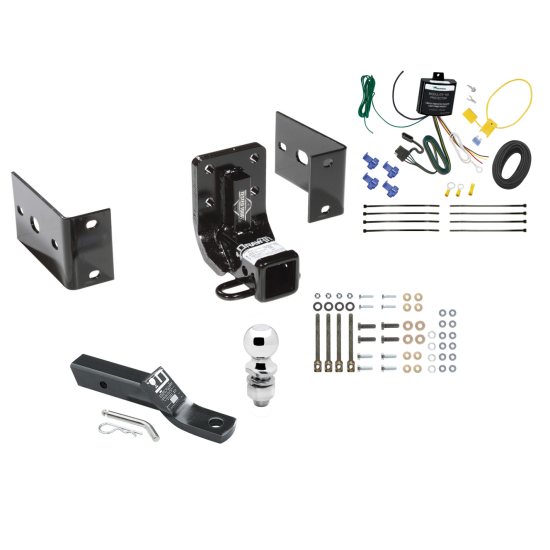 Custom Fit Trailer Hitch Wiring Harness (Requires Splicing) 2" Drop Ball-Mount w/ Pin/Clip 2" Chrome Ball Installation Hardware Installation Instructions 75087 119148 23 63845 Draw-Tite Trailer Tow Hitch 98-05 Mercedes-Benz ML320 ML350 ML430 ML Trailer Tow Hitch For 98-05 Mercedes-Benz ML320 ML350 ML430 ML500 Complete Package w/ Wiring and 2" Ball