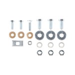 Trailer Tow Hitch Hardware Fastener Kit For 98-01 Honda Passport Isuzu Rodeo w/ Door Mounted Spare