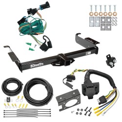 Trailer Hitch w/ 7-Way RV Wiring For 96-99 Chevy Express GMC Savana Van Class 3 2" Trailer Hitch w/ 7-Way RV Wiring For 96-99 Chevy Express GMC Savana Van Class 3 2"