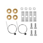 Trailer Tow Hitch Hardware Fastener Kit For 15-24 Ford Edge SE SEL Titanium 2" Towing Receiver