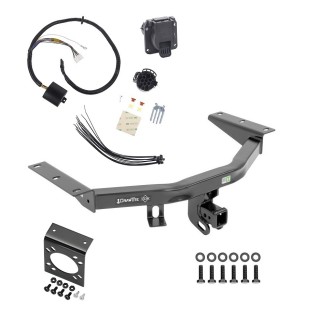 Custom Fit Trailer HitchTow Harness Wiring Package (7-Way) 7-Way Mounting Bracket Installation Hardware Installation Instructions 75225 118289 20212 Draw-Tite Trailer Hitch 7-Way RV Wiring 14-20 Acura MDX Class 4 2" Receiver 14 15 16 17 18 19 20 201 Trailer Hitch w/ 7-Way RV Wiring For 14-20 Acura MDX Class 4 2" Receiver