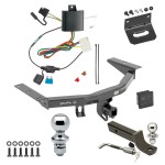 Custom Fit Trailer Hitch Wiring Harness (Plug & Play) 2" Drop Ball-Mount w/ Locking Pin/Clip 2" Chrome Ball 4-Flat Mounting Bracket 1-7/8" Chrome Ball Rubber Hitch Plug Cover Installation Hardware Installation Instructions 75225 118628 Ultimate Tow Package For 14-20 Acura MDX Trailer Hitch w/ Wiring 2" Drop Mount Dual 2" and 1-7/8" Ball Lock Bracket Cover 2" Receiver