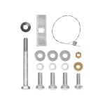 Trailer Tow Hitch Hardware Fastener Kit For 12-19 Land Rover Range Rover Evoque 2" Receiver Trailer Tow Hitch Hardware Fastener Kit For 12-19 Land Rover Range Rover Evoque 2" Receiver