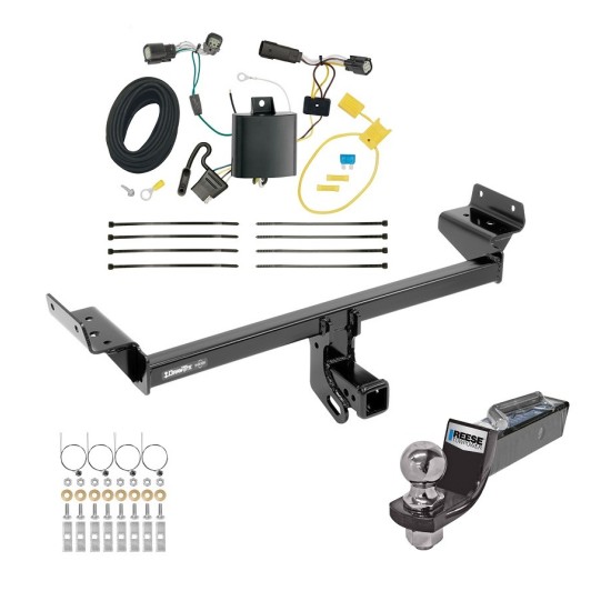 Custom Fit Trailer Hitch Wiring Harness (Plug & Play) 2" Drop Ball-Mount w/ Pin/Clip 2" Chrome Ball Installation Hardware Installation Instructions 75234 118669 21536 Draw-Tite Tow Package 15-18 Edge Except Sport Titanium Models Trailer Hitc Tow Package For 15-18 Ford Edge Except Sport & Titanium Models Trailer Hitch w/ Wiring 2" Drop Mount 2" Ball 2" Receiver
