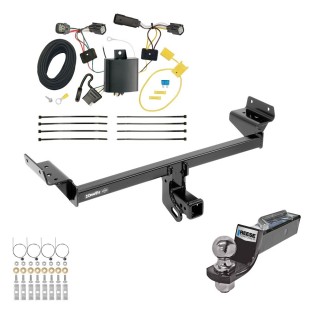 Custom Fit Trailer Hitch Wiring Harness (Plug & Play) 2" Drop Ball-Mount w/ Pin/Clip 2" Chrome Ball Installation Hardware Installation Instructions 75234 118677 21536 Draw-Tite Tow Package 15-18 Edge Titanium and Sport Models Only Trailer H Tow Package For 15-18 Ford Edge Titanium and Sport Models Only Trailer Hitch w/ Wiring 2" Drop Mount 2" Ball 2" Receiver
