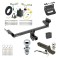 Custom Fit Trailer Hitch Wiring Harness (Plug & Play) 2" Drop Ball-Mount w/ Locking Pin/Clip 2" Chrome Ball 4-Flat Mounting Bracket 1-7/8" Chrome Ball Rubber Hitch Plug Cover Installation Hardware Installation Instructions 75234 118682 Ultimate Tow Package For 16-18 Lincoln MKX Trailer Hitch w/ Wiring 2" Drop Mount Dual 2" and 1-7/8" Ball Lock Bracket Cover 2" Receiver