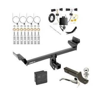 Trailer Tow Hitch For 19-23 Lincoln Nautilus Deluxe Package Wiring 2" Ball and Lock